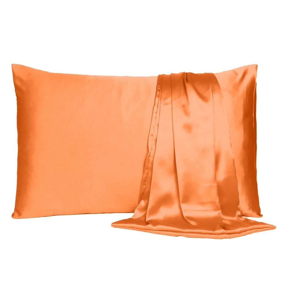 Oussum Satin Pillowcase for Hair and Skin Luxury Silky Soft Pillow Case Set of 2