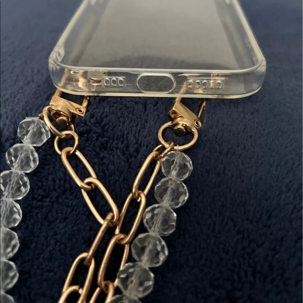 iPhone 12 Pro Chain & Beaded Handle Case