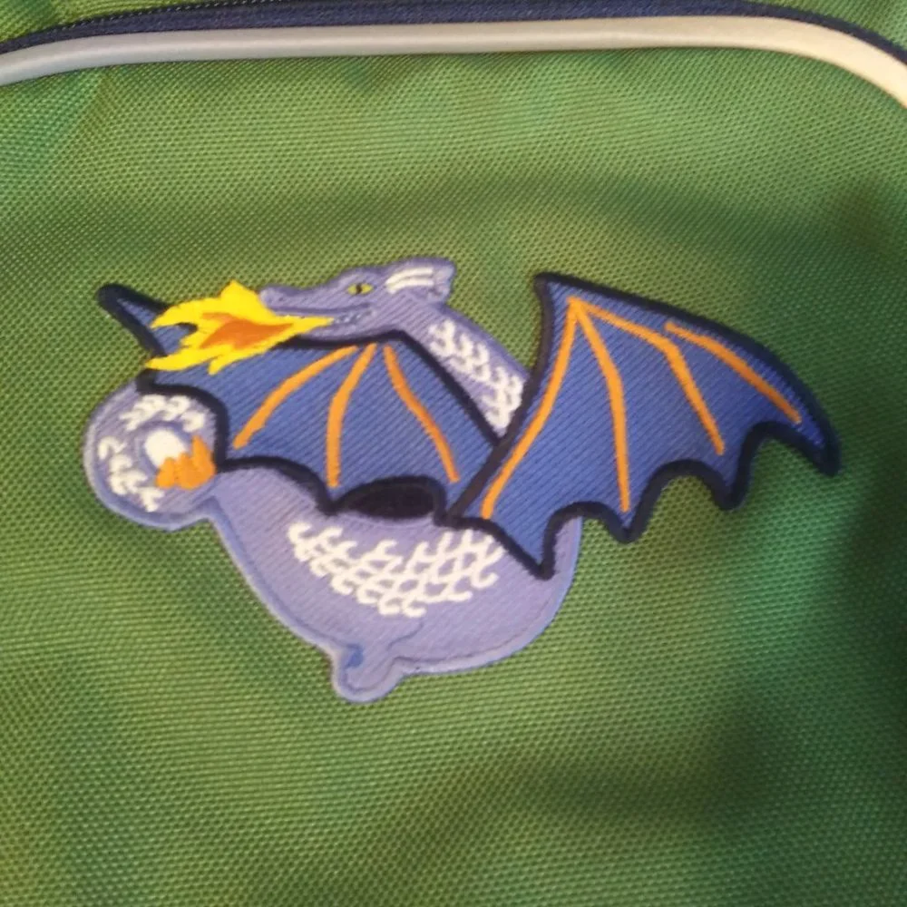 New pottery barn kids fairfax backpack Dragon patch and the name hyun woo