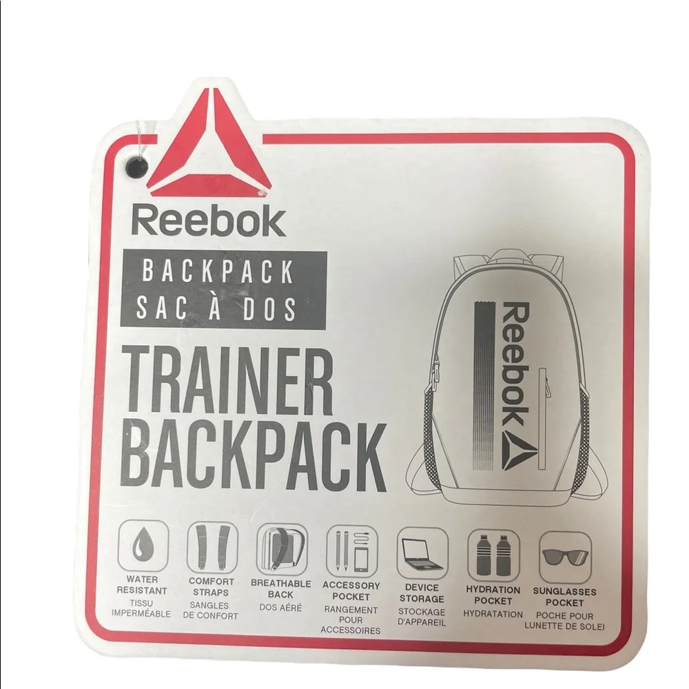 Reebok trainer backpack