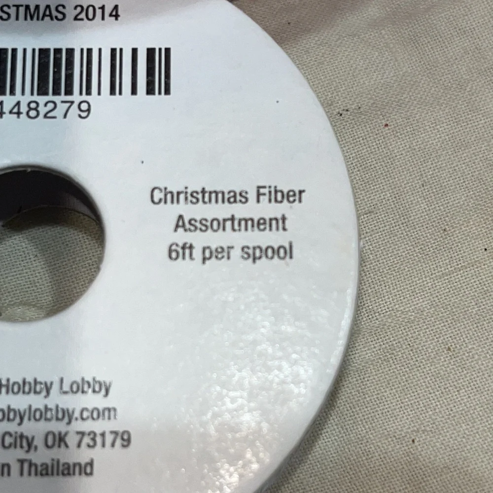 7 rolls Christmas Ribbon variety over 75 ft of Ribbon 1 LED LIGHTED - ALL NEW
