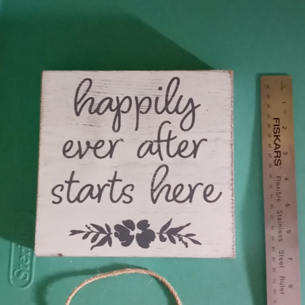 N/A wood sign