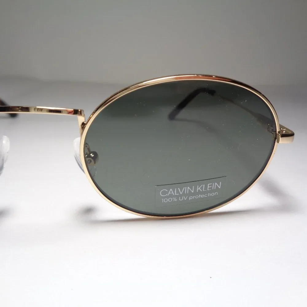 Calvin Klein CK20116S Shiny Gold Soft Tortoise New Men's Sunglasses