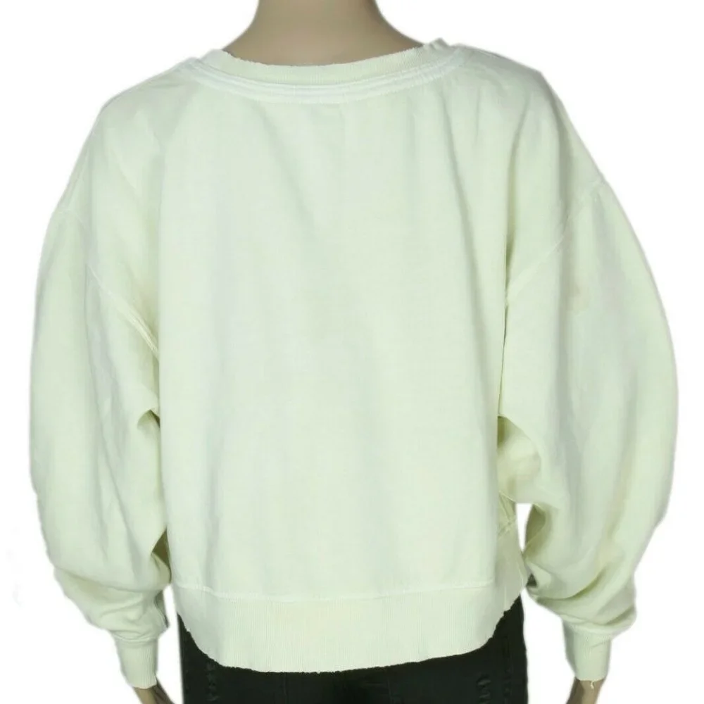 Free People Cool Rider Slouchy Sweatshirt Top Pullover XS