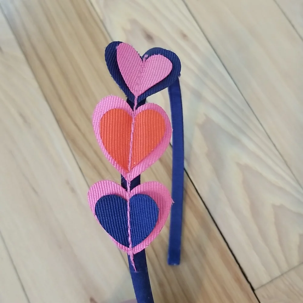 Gymboree ❤ Valentine's Day ❤ Heart Headbands Bracelet 3-pc set