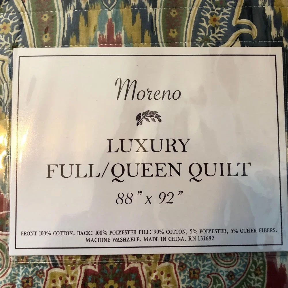 Moreno quilt nwt
