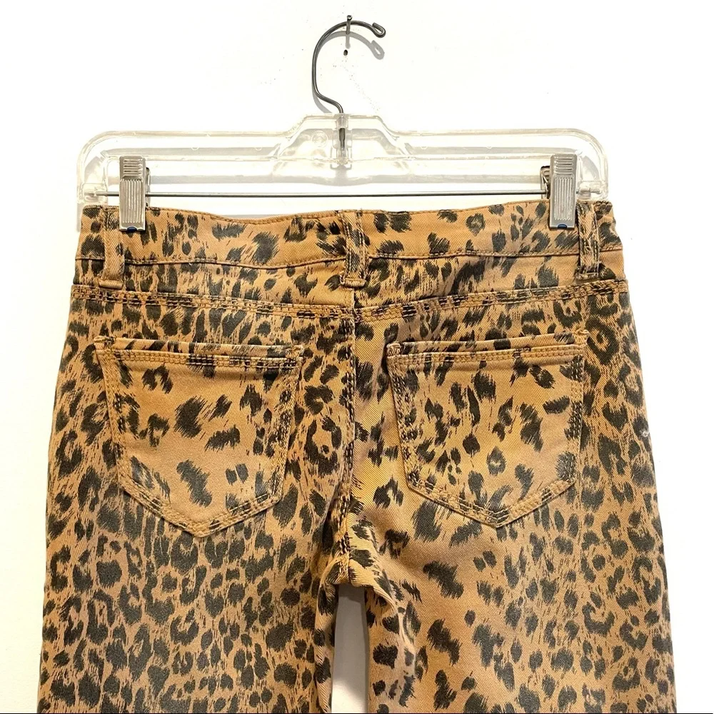 Vanilla Star Cheetah Print Skinny Jeans Size 1