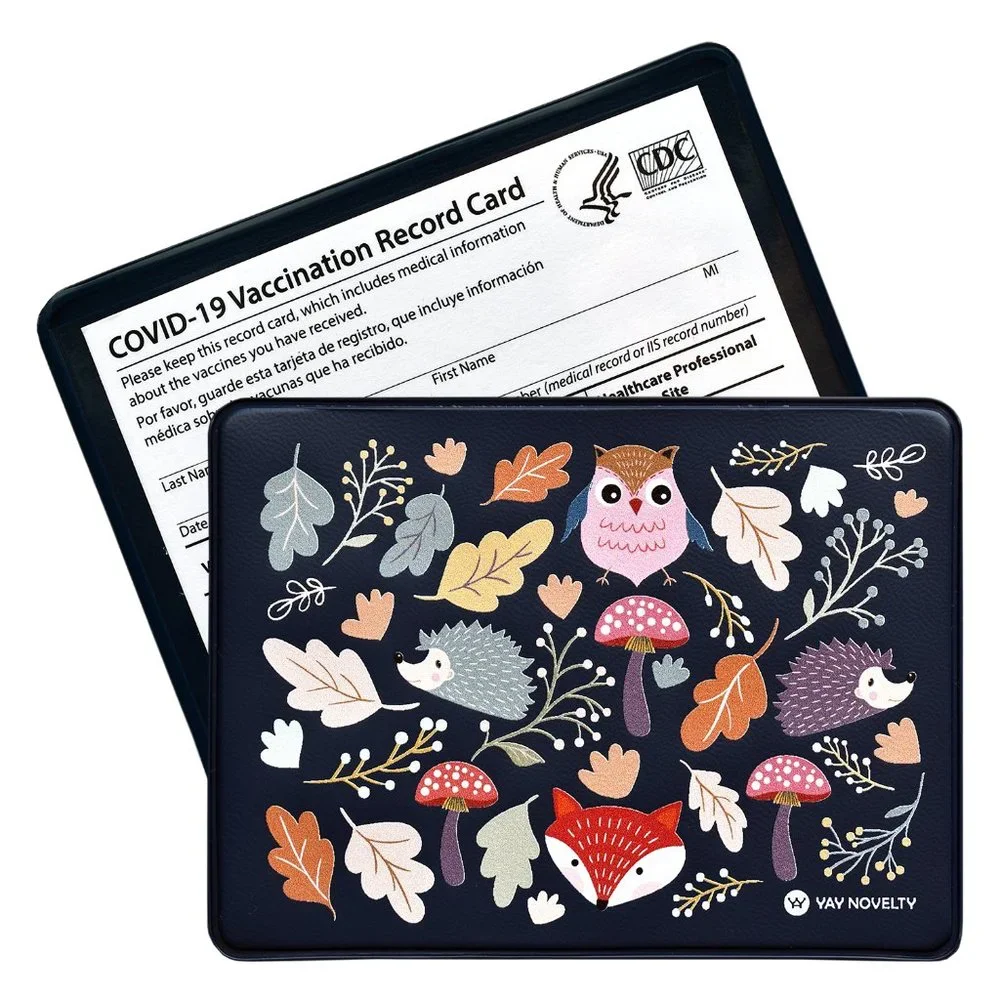 Vaccine Card Holder for Kids - Falls Season