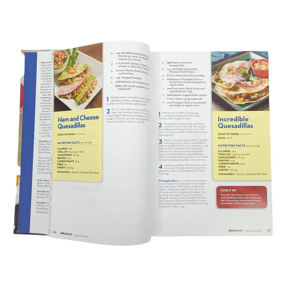 Better Homes And Gardens Eat Well Lose Weight 2008 Hardcover Cookbook Recipes