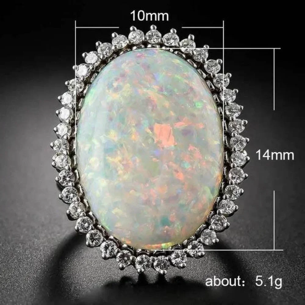 simulated diamond&opal