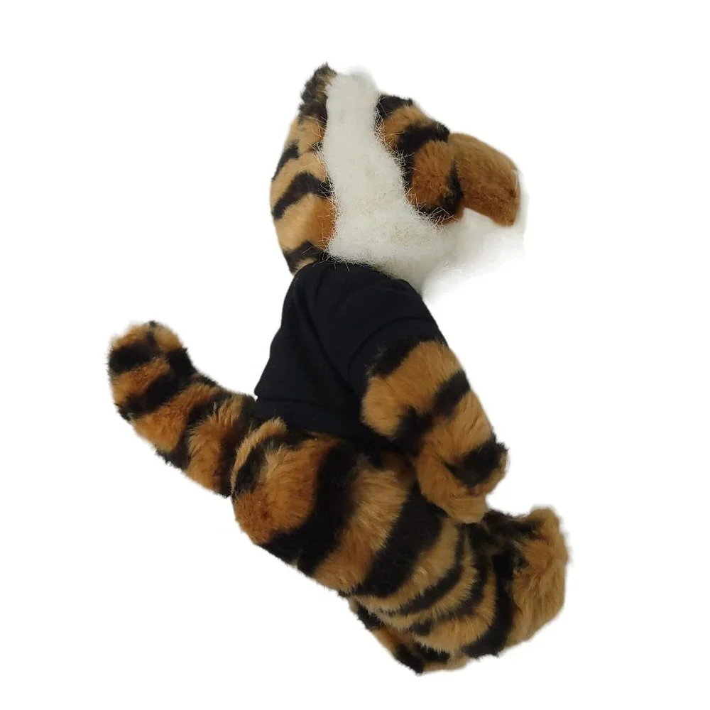 Vtg 92 MJC Purr-Fection Northeast Tigers Plush Stuffed Animal Toy T Shirt Mascot