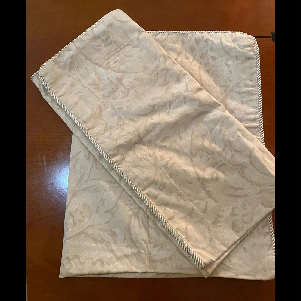 Ralph Lauren Fleur du Roi Euro Pillow case Silk Cord trim