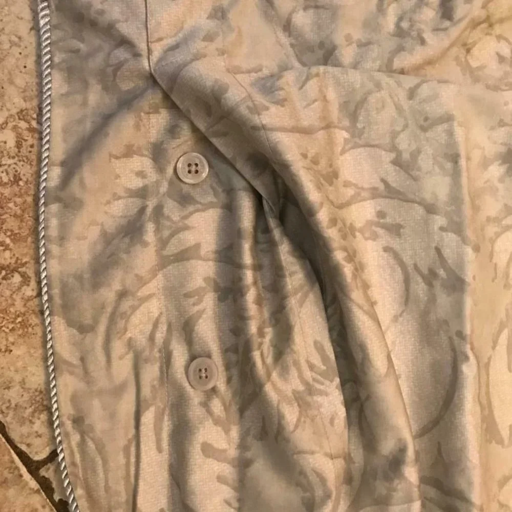 Ralph Lauren Fleur du Roi Euro Pillow case Silk Cord trim