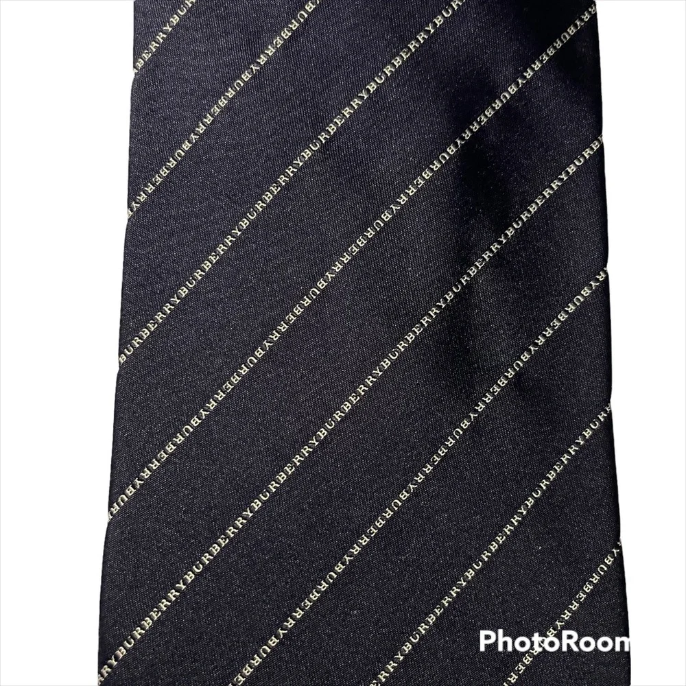 Burberry London Writing Silk Tie