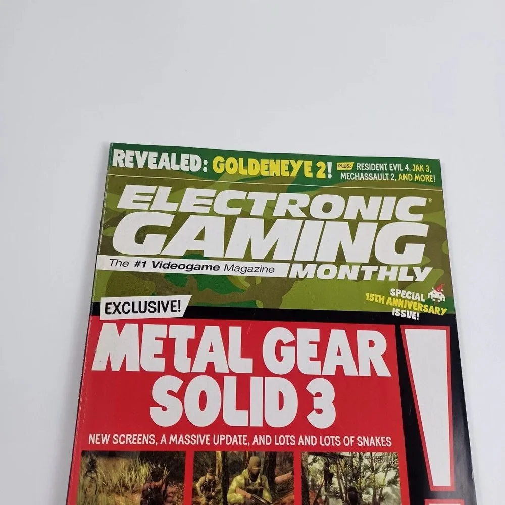 Electronic Gaming Monthly Magazine Metal Gear Solid 3 178 May 04 *MINOR WEAR