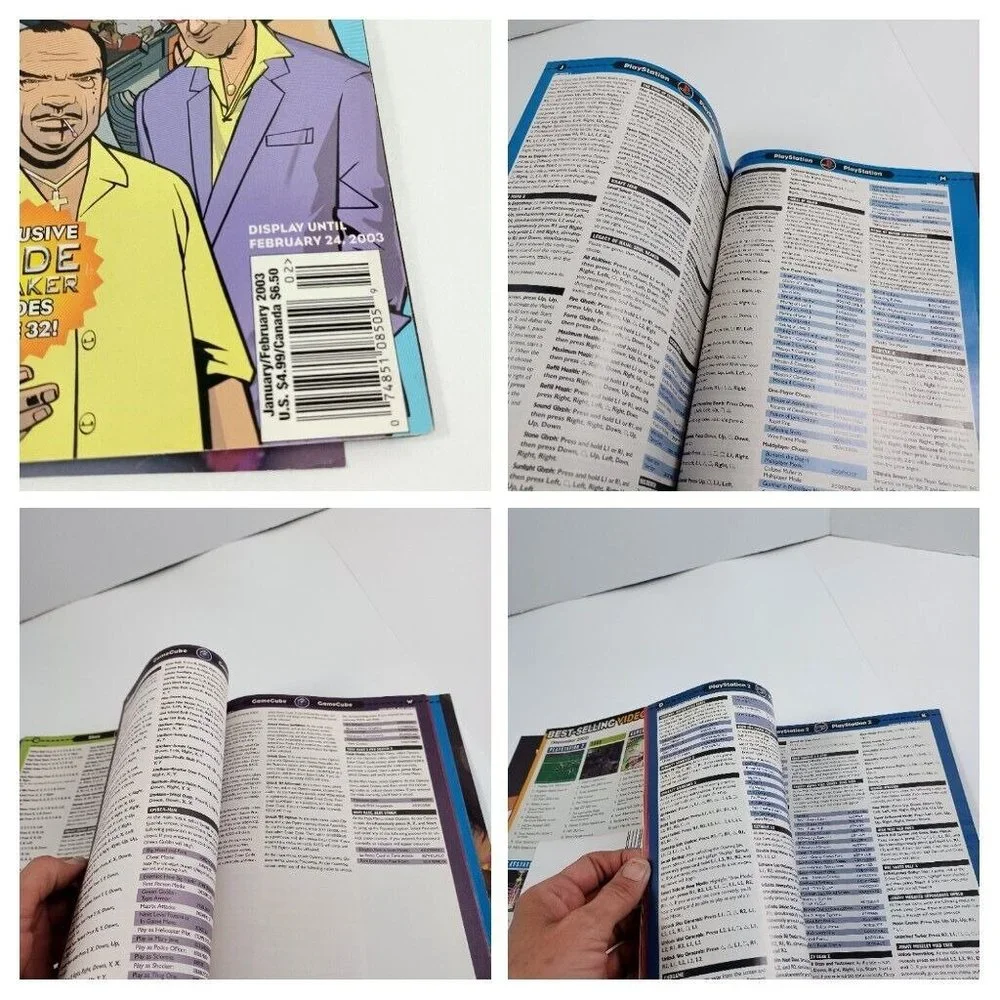 Code Vault Grand Theft Auto Vice City Magazine Jan/Feb 03 GTA *MINOR WEAR