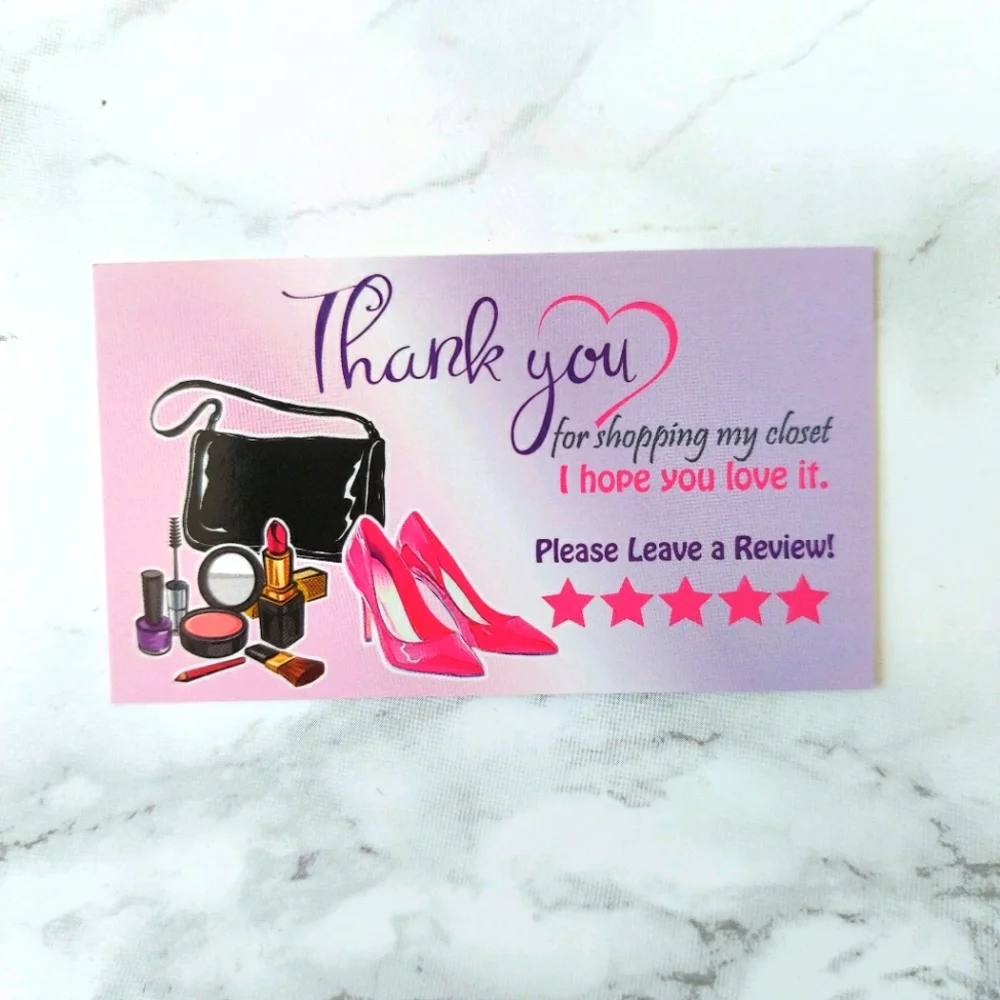 25 Thank you Cards