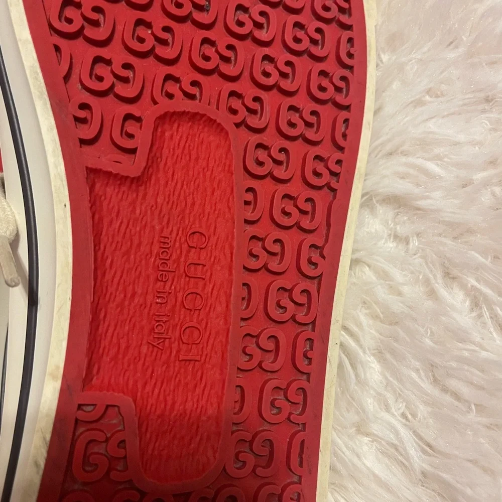 Gucci Web Canvas Low Top Sneaker