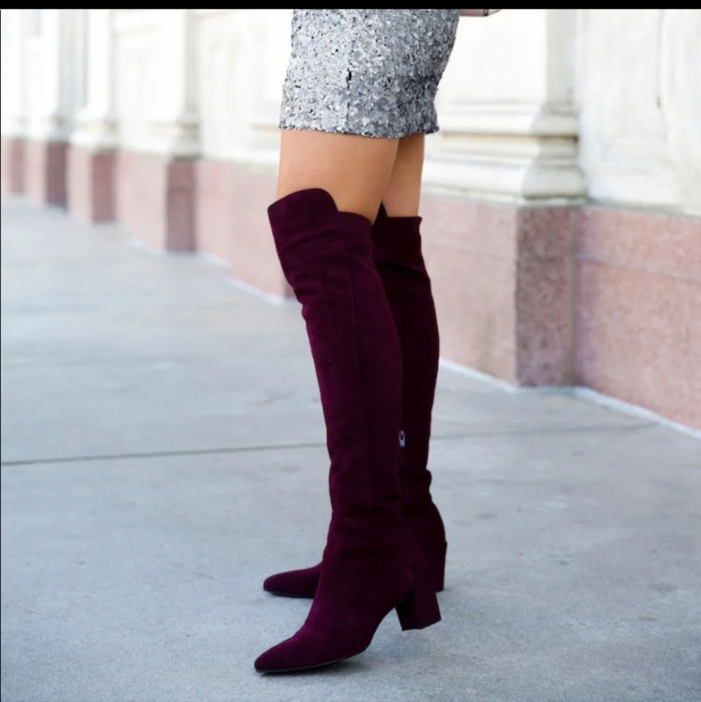 🤎HP🤎STUART WEITZMAN Allwayhunk Brown Suede Over-The-Knee Boot Size 10.5🤎