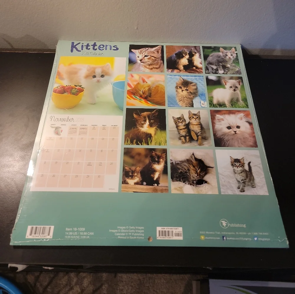 2018 Kittens Calendar