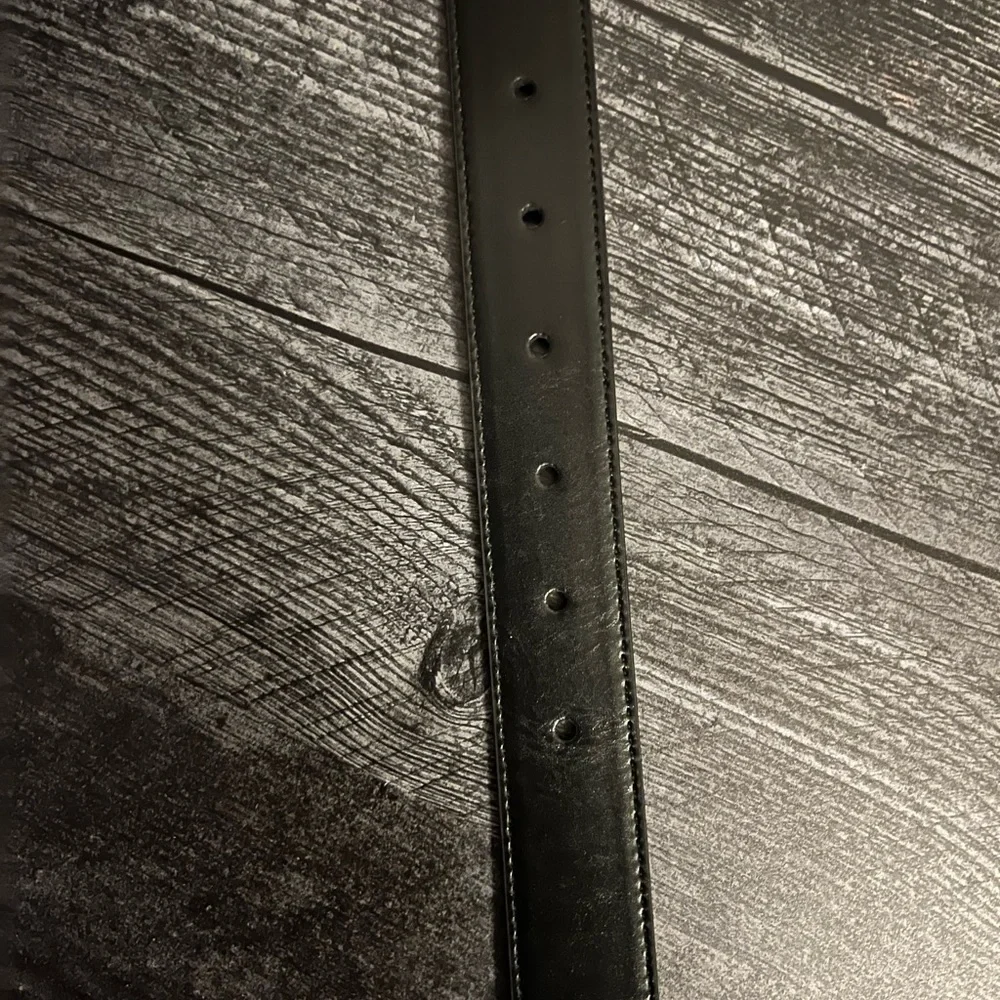 Tommy Hilfiger Faux Leather Reversible Belt Black Brown Size M 26-28