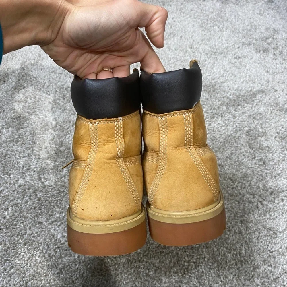 Timberland very gently