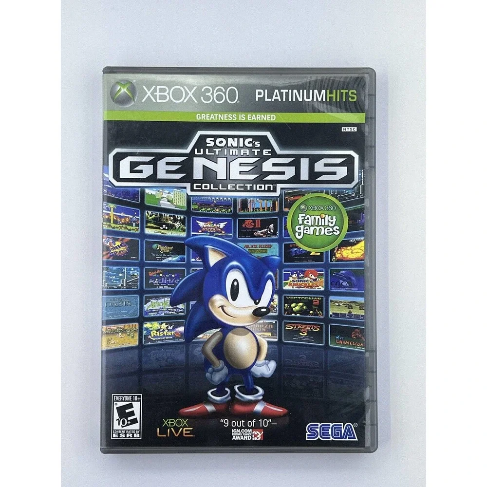 Xbox 360 Sonic's Ultimate Genesis Collection Microsoft CIB fast ship