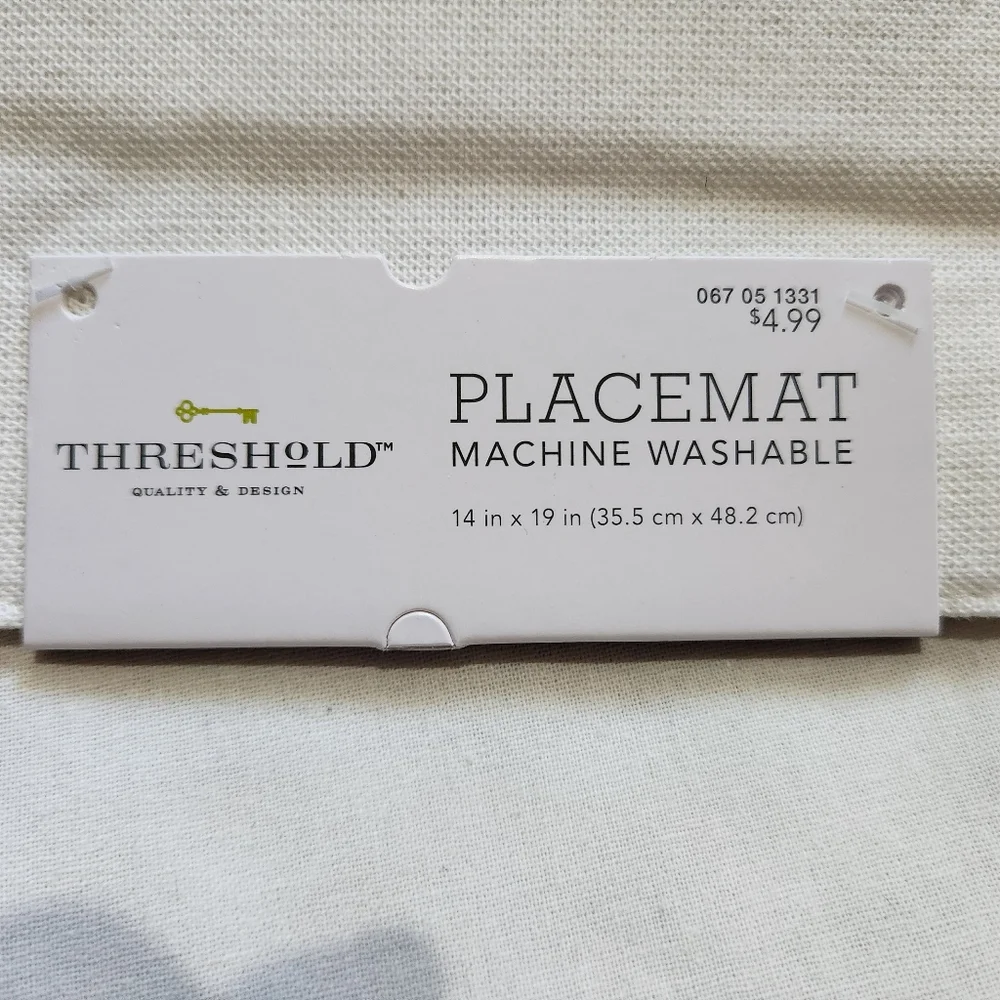 Threshold bnwt placemats