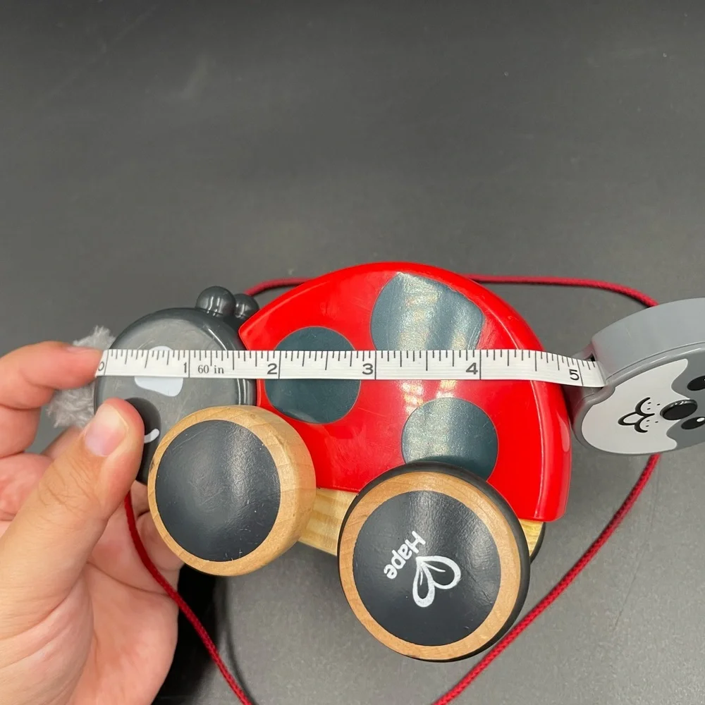 Ladybug Hape pull along Toy