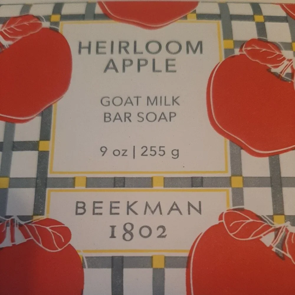 Beekman 1802 Heirloom Apple Goat Milk Bar Soap Large 9 oz Bar Sealed