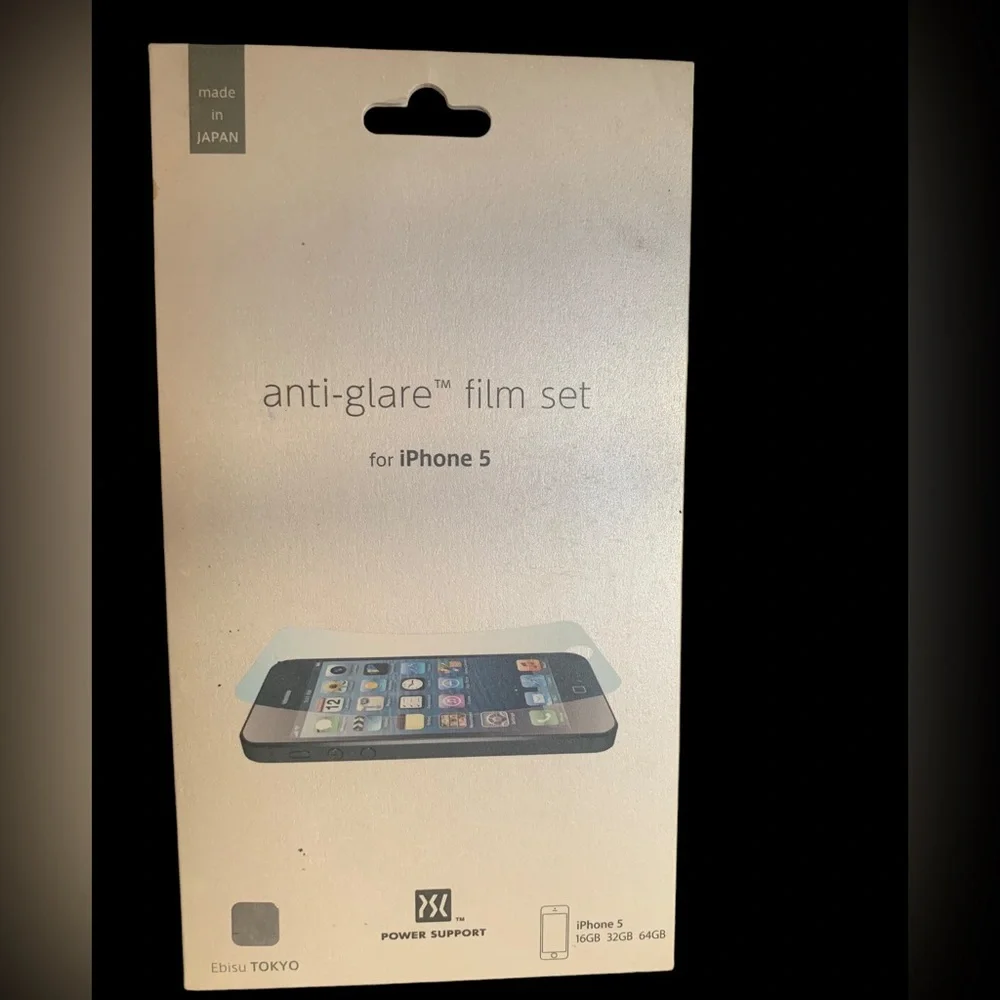 Anti-glare film set for iPhone 5