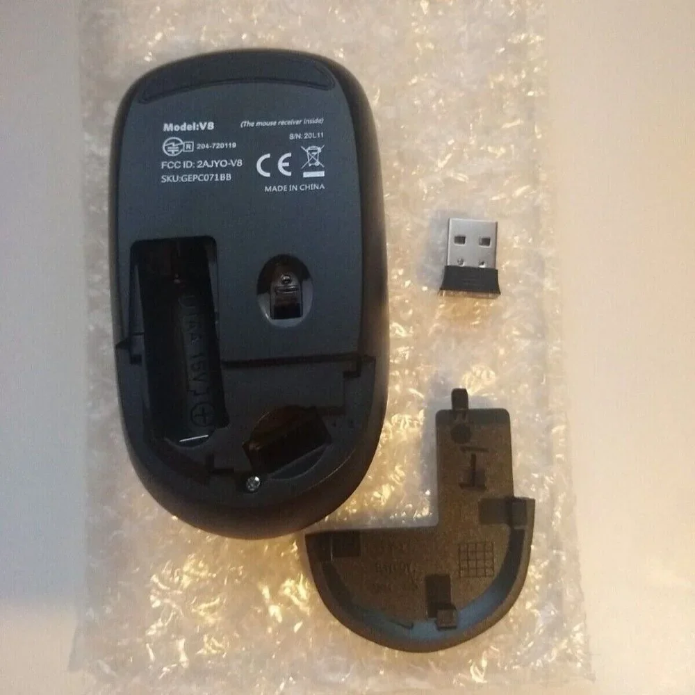 Lightweight Wireless Mouse 1.5V With USB, For Gaming and Business Work