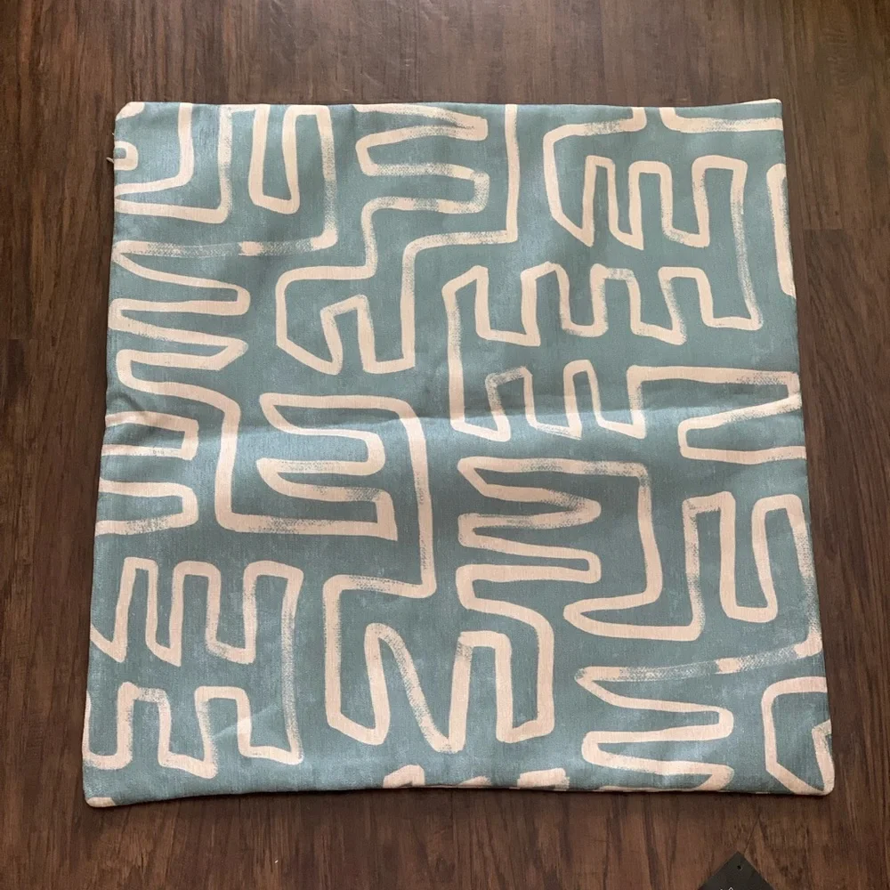 Z Gallery Maze eucalyptus decorative pillow cover size 22” square