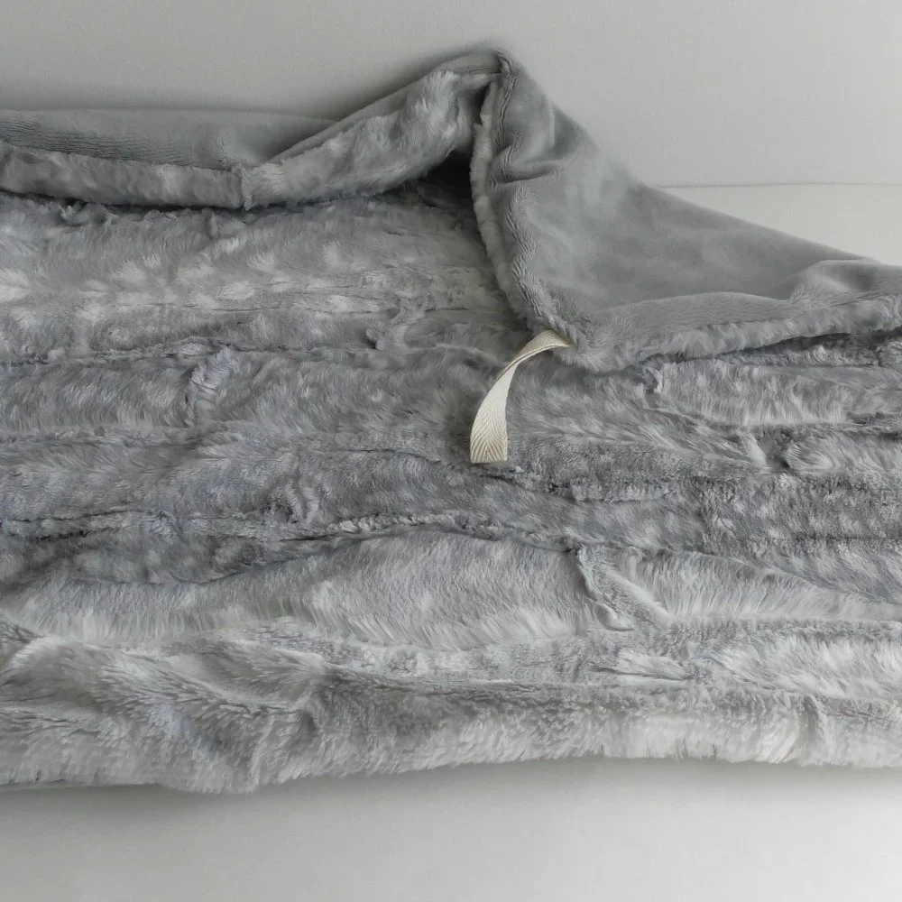 Gray Fawn Pet Comforting Calming Blanket