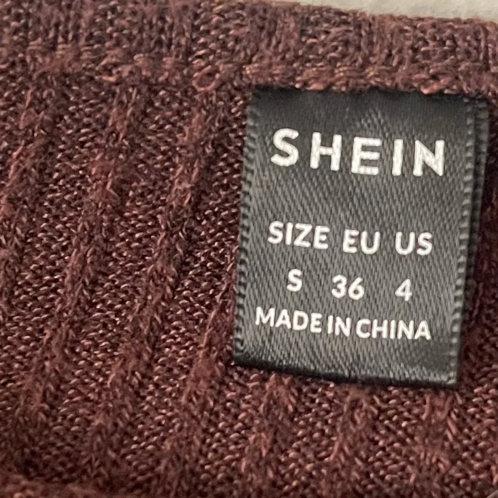 Brown Knit Long Sleeve