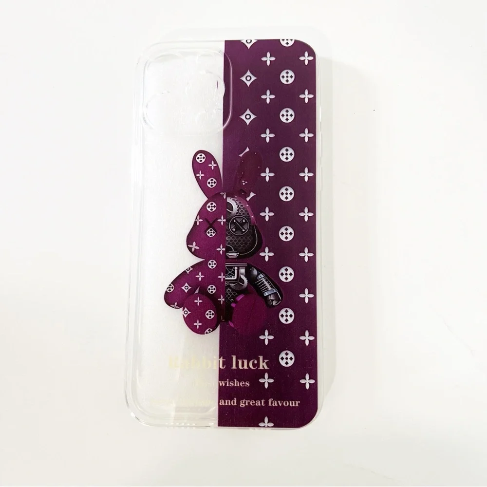 iPhone 13 Pro Max Mechanical Rabbit Soft Silicone Cell Phone Case