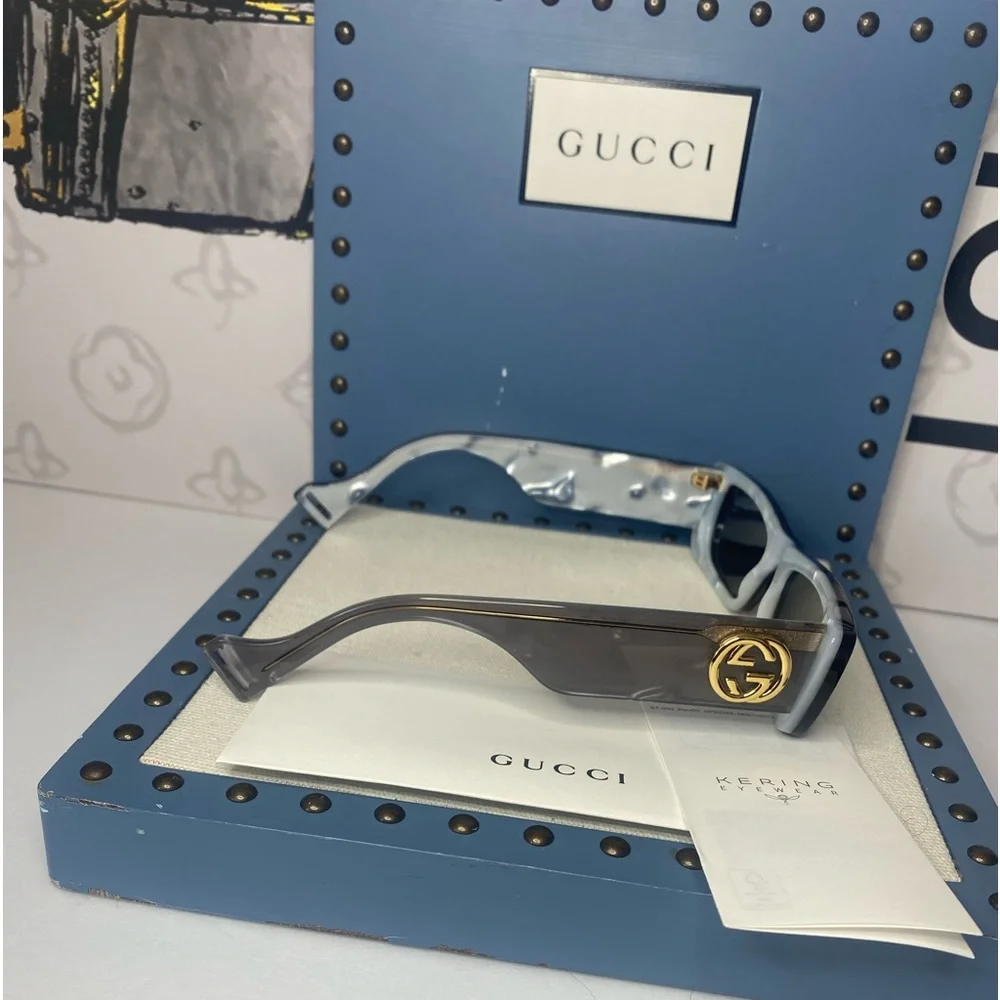 Gucci acetate rectangular