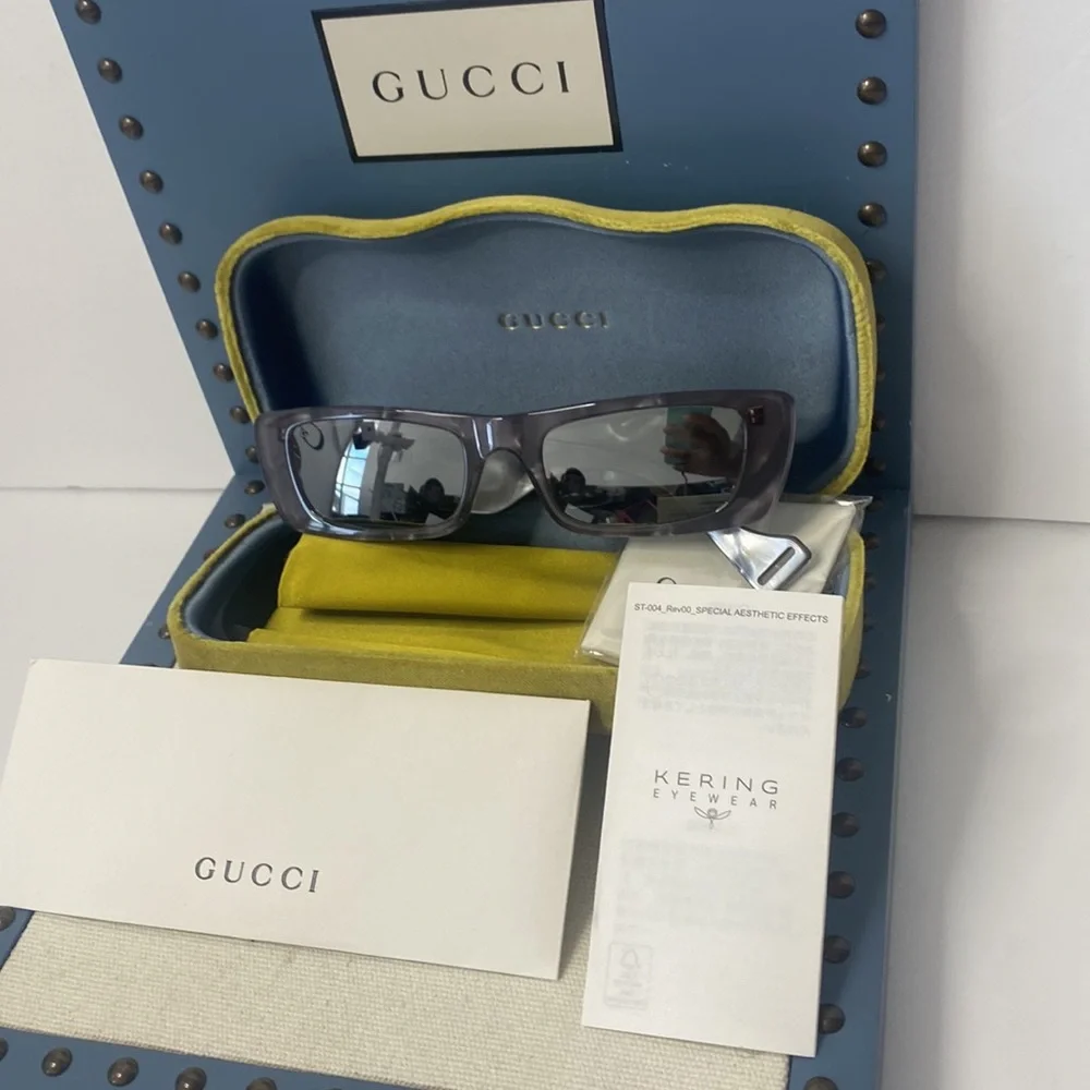 Gucci acetate rectangular