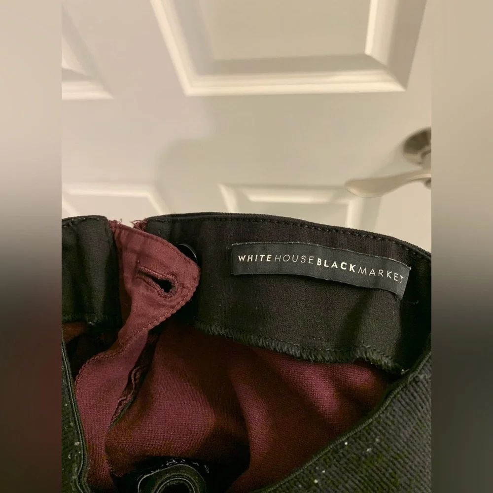 White House Black Market maroon moody