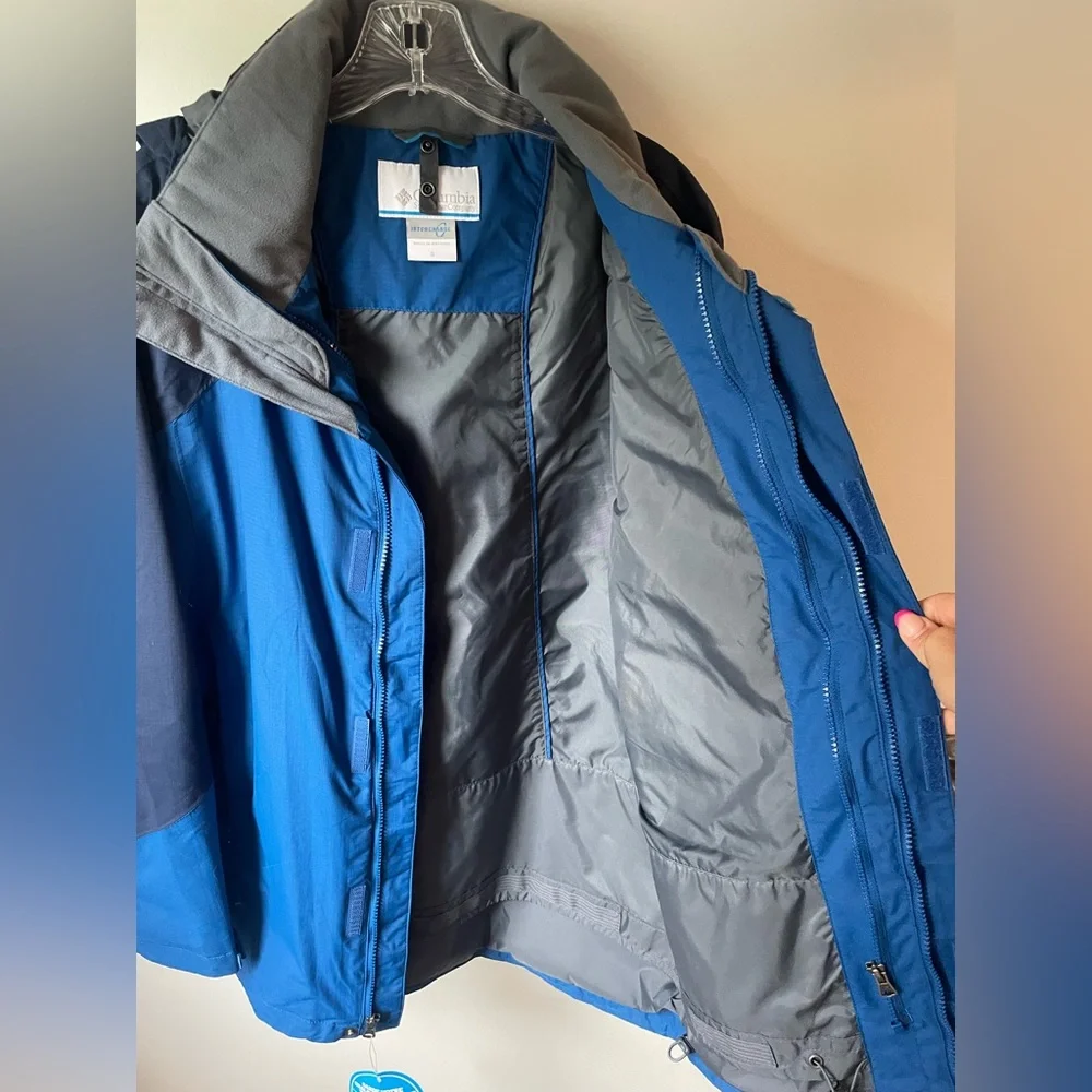 Columbia NWT Men’s Eager Air Interchange Jacket Small Blue