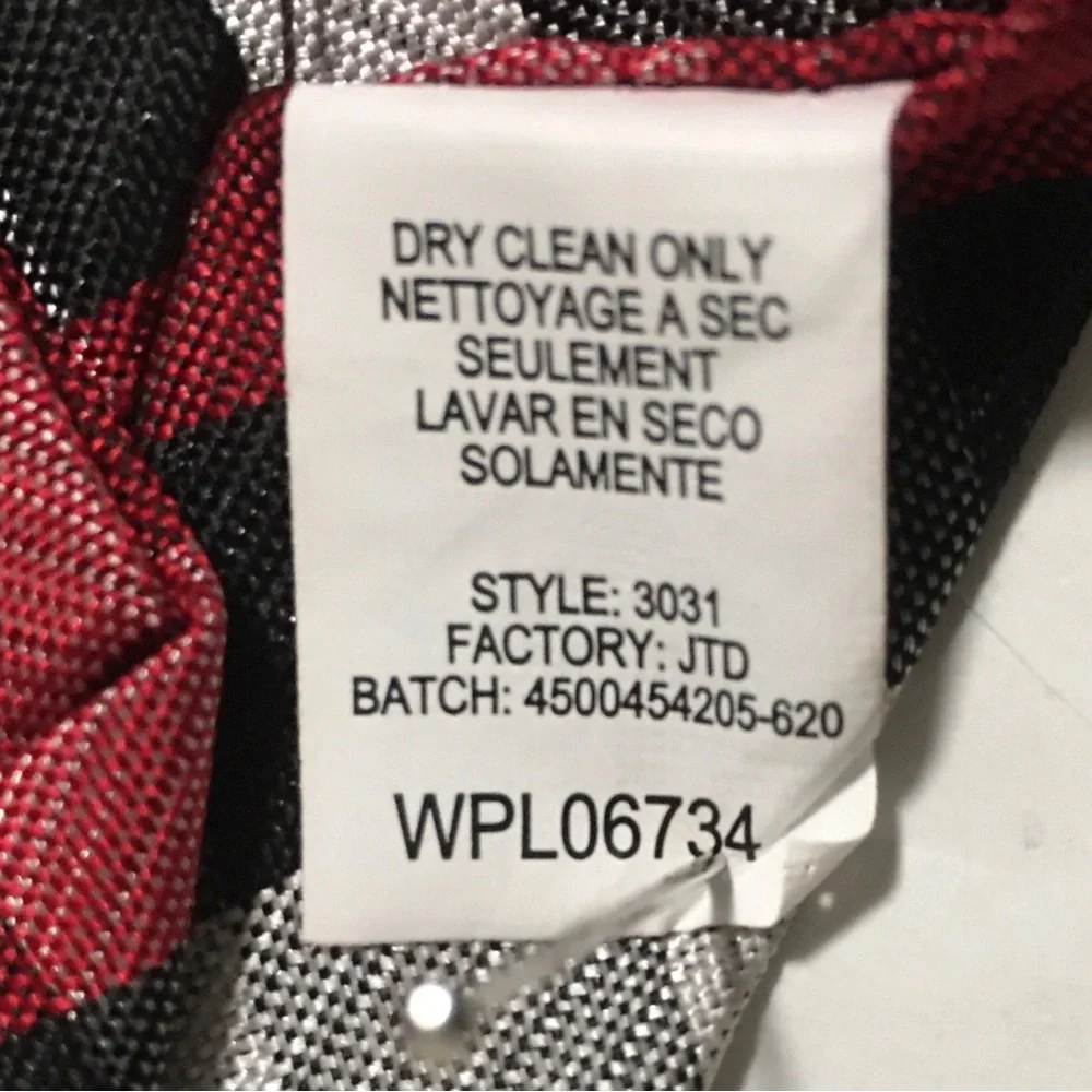 N/A plaid clip
