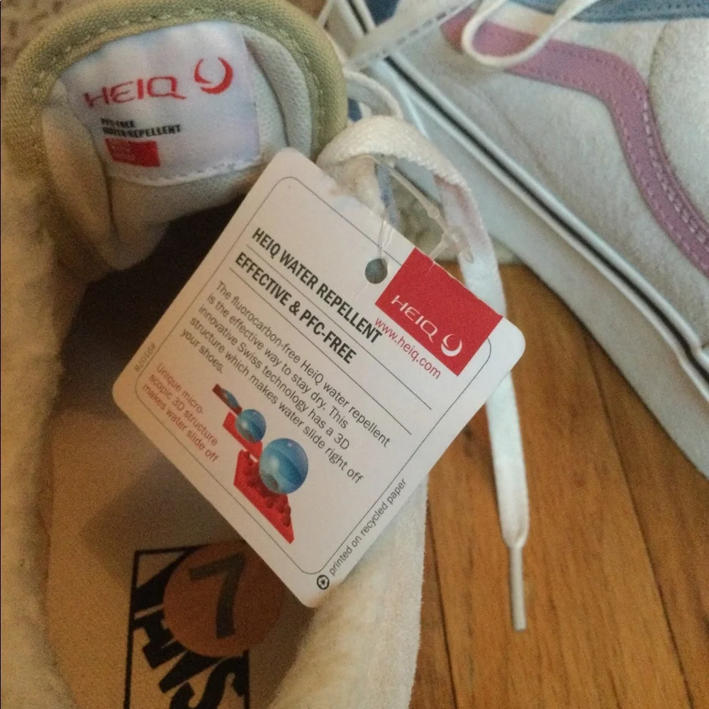 Vans water repellent