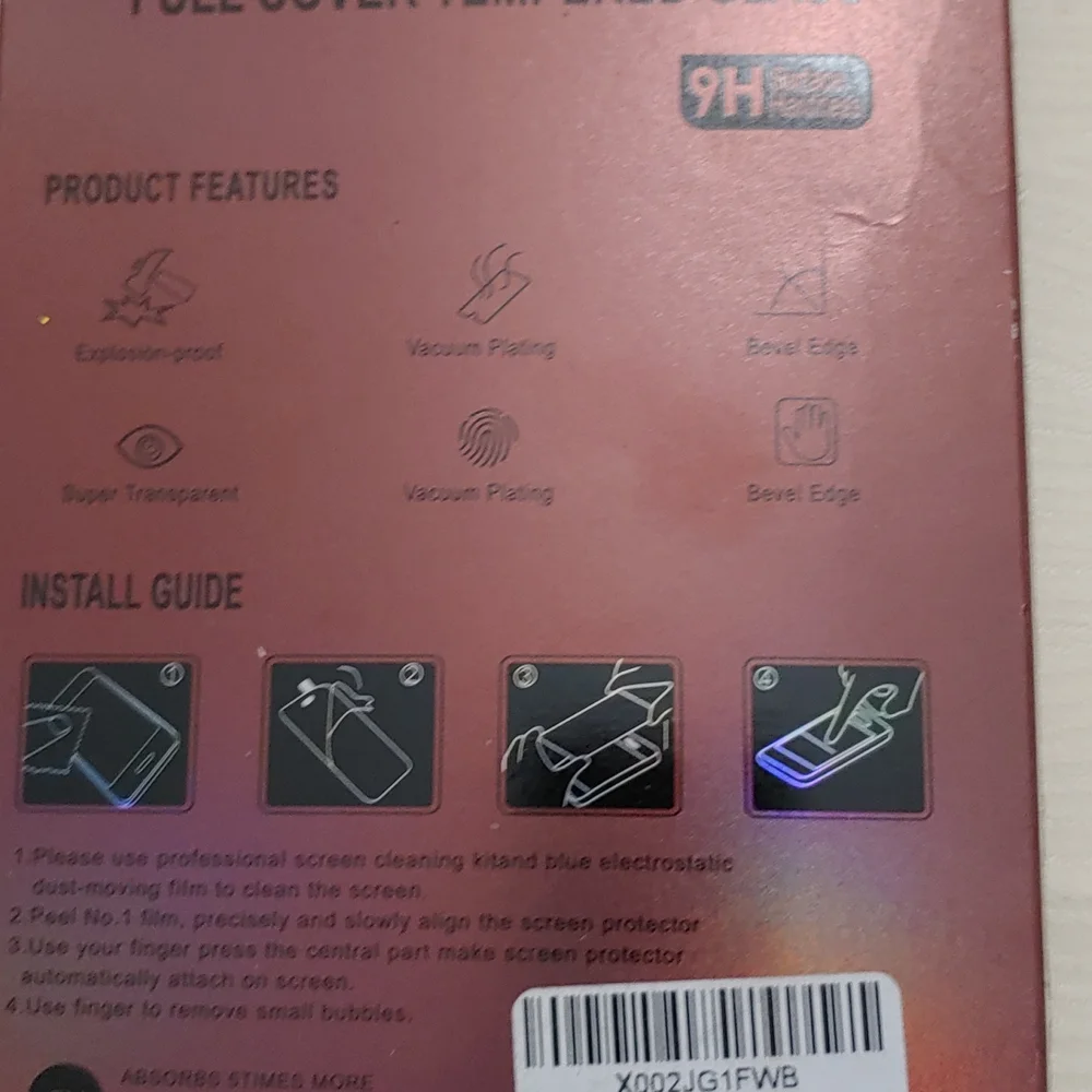 N/A tempered glass