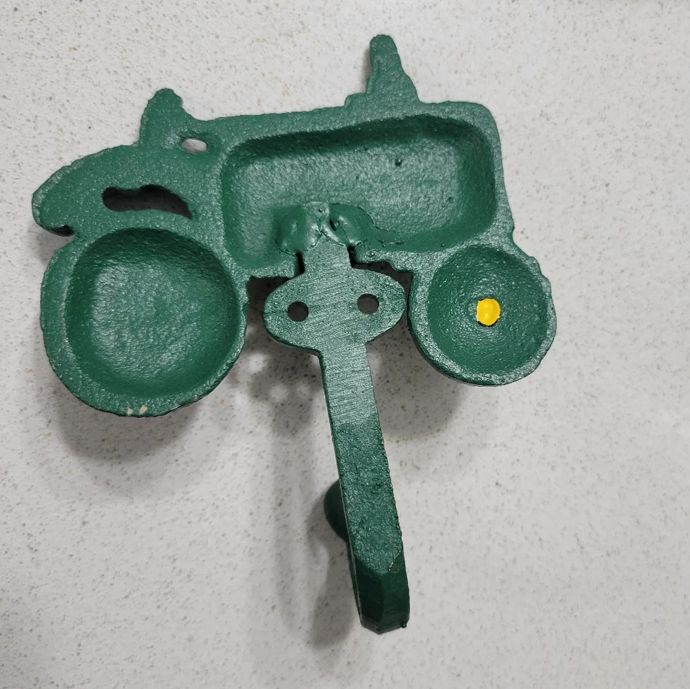 Cast iron tractor wall hook