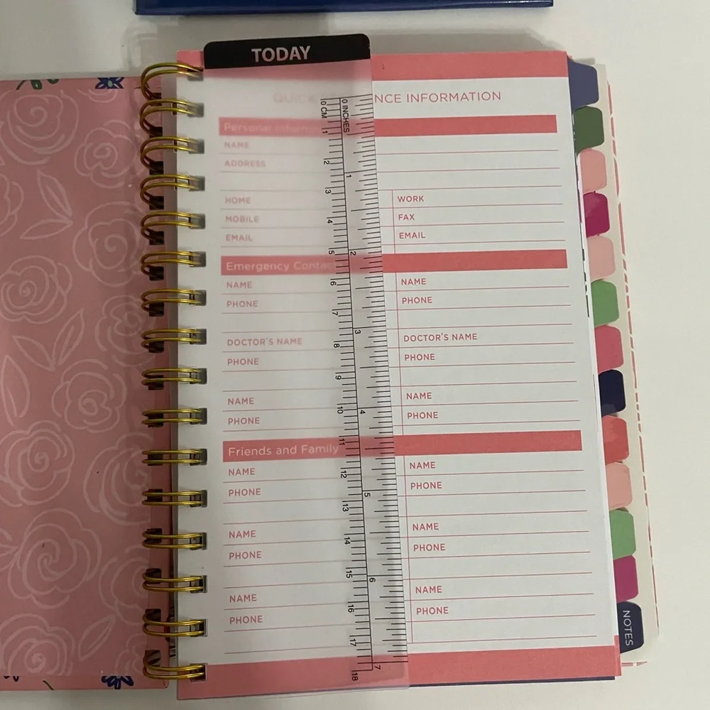 N/A pink planner