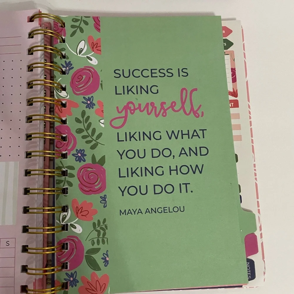 N/A pink planner