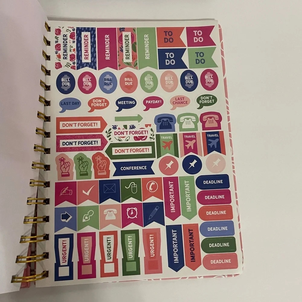 N/A pink planner