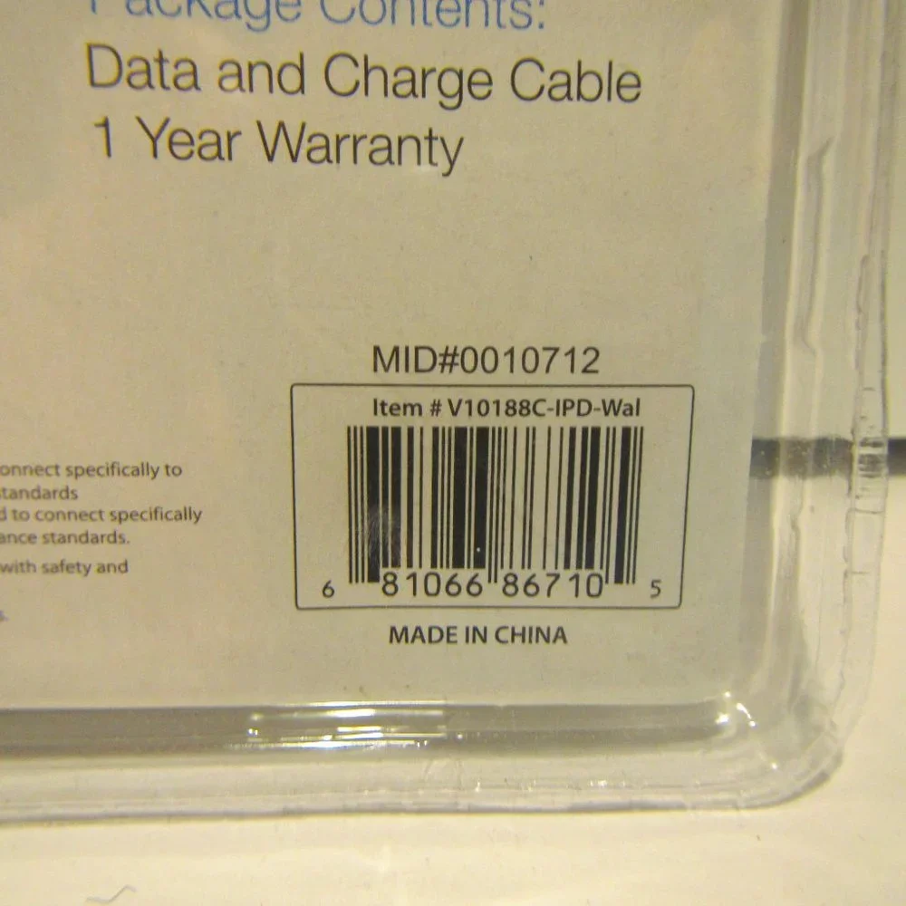 Vivitar Power - USB Sync/Charge Cable - White for iPod iPhone iPad V10188C-IPD