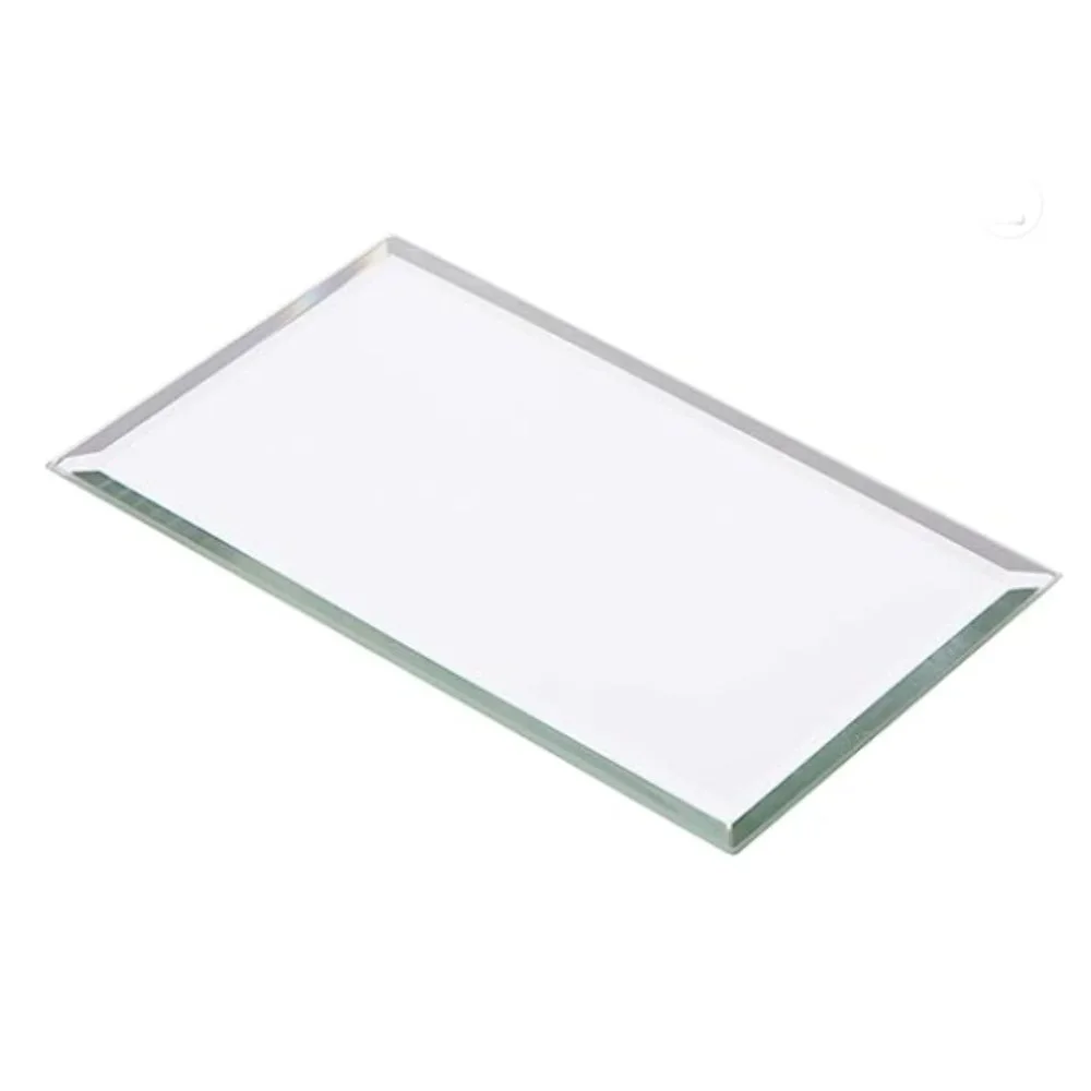 💜✨12 Rectangle 3mm Beveled Glass Mirror Tiles 3