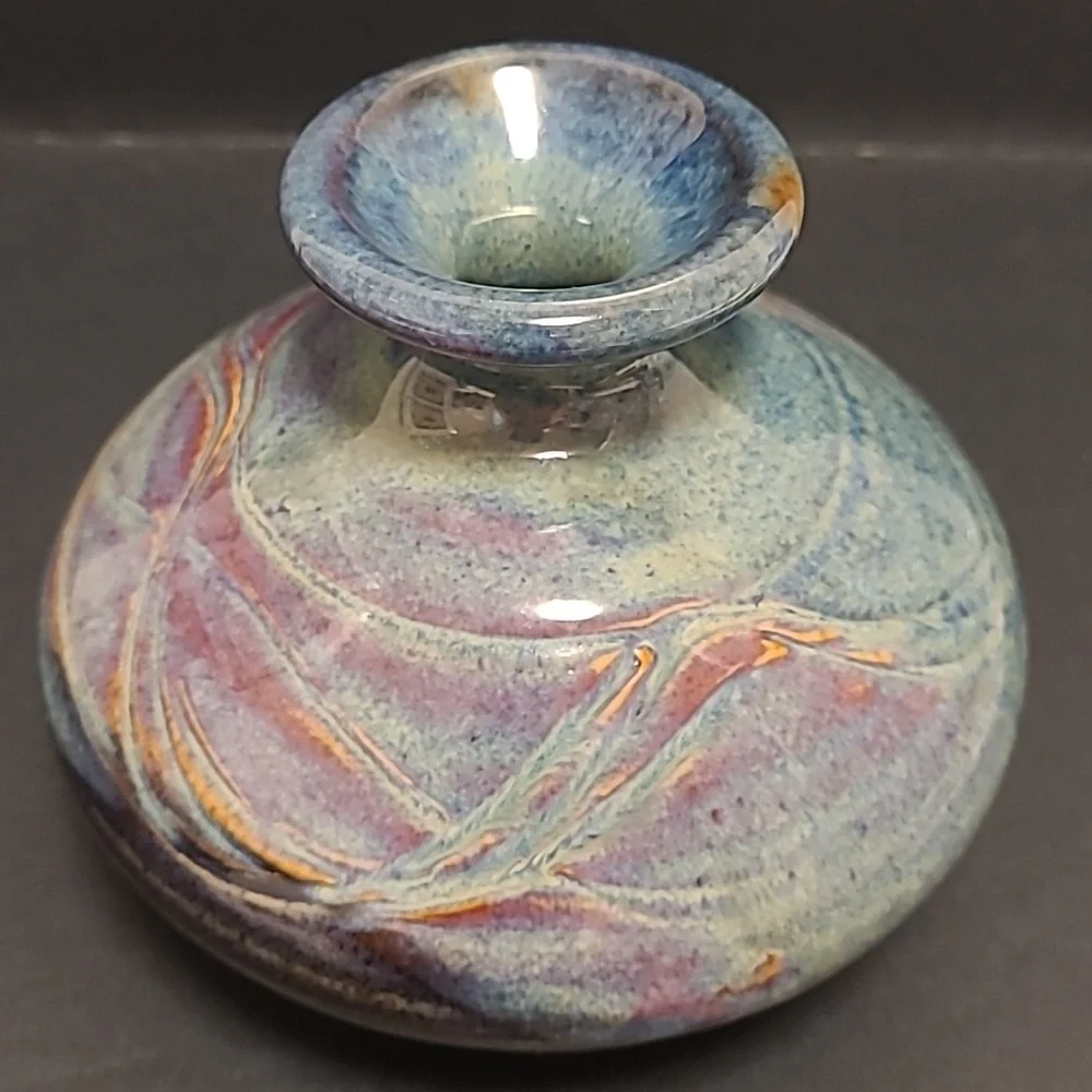 Signed Pottery Vase